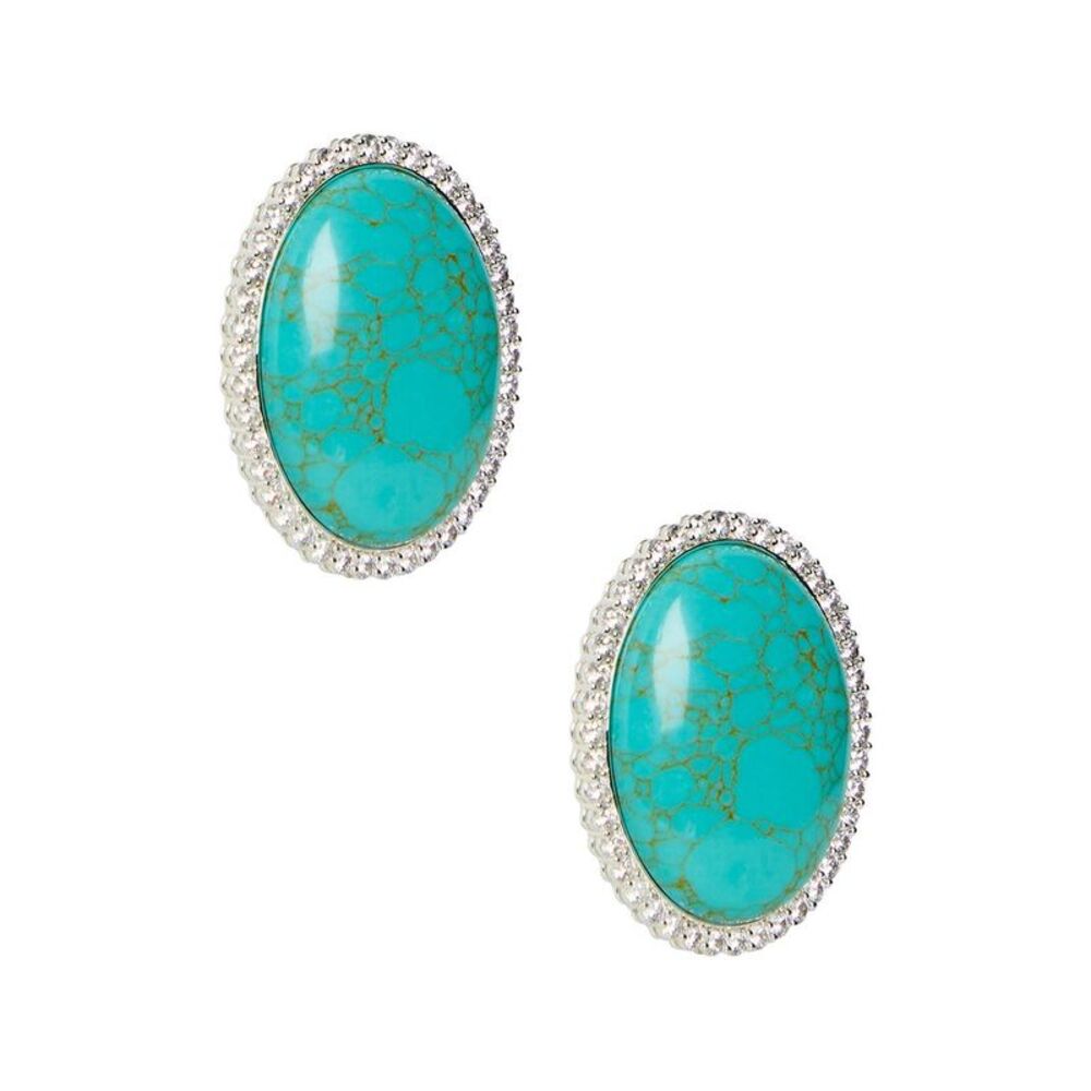 Retrofête Stone Stud Earrings